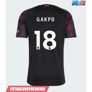 Lacne Muži Futbalové dres Liverpool Cody Gakpo #18 2026-27 Krátky Rukáv - Tretina